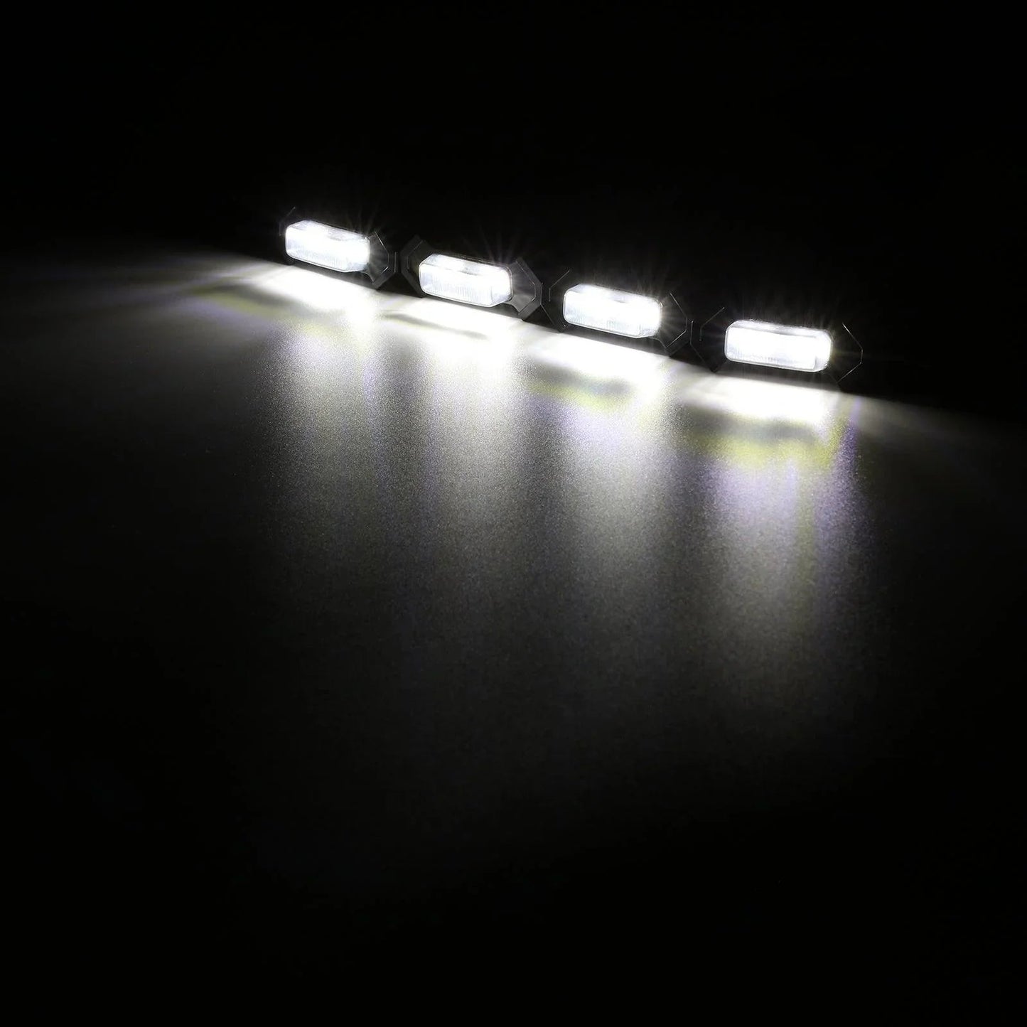 LED Front Hood Grille Light lumière blanche Retrofit avec Wiring Harness pour Toyota Tacoma 2016-2021 TRD PRO – vue 3
