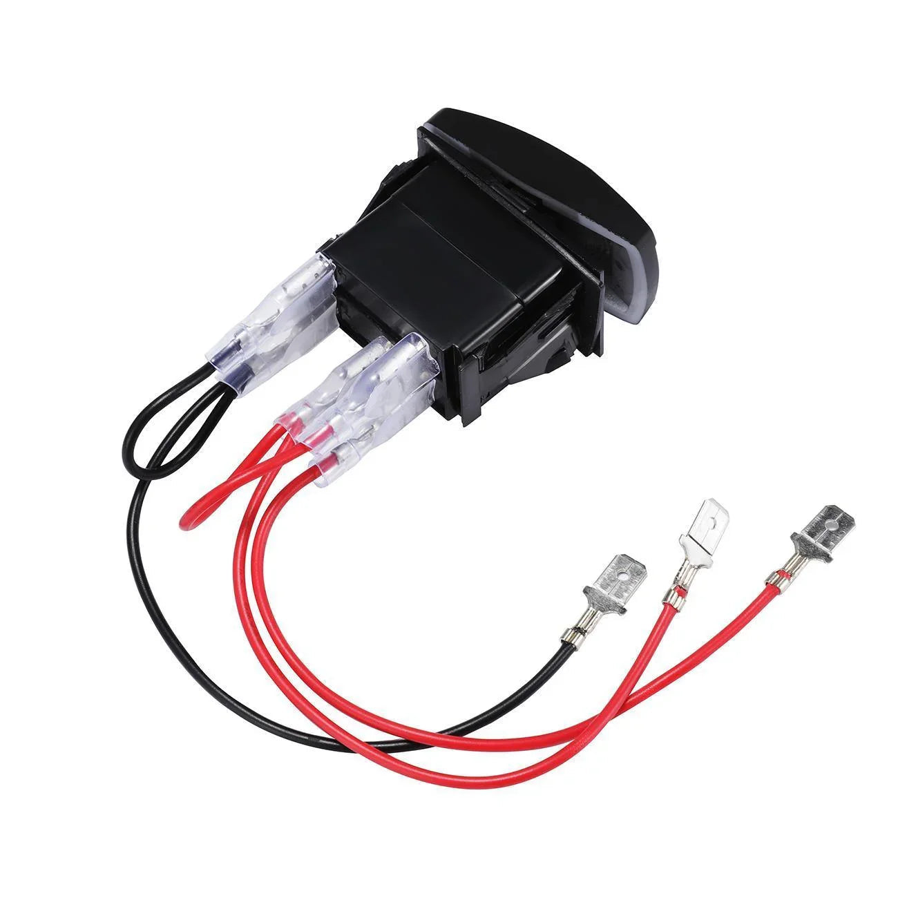 5 Pin Laser On/Off switches 20A/12V 10A/24V Switch avec Jumper Wires Set pour Cars,Trucks,RVs – vue 12