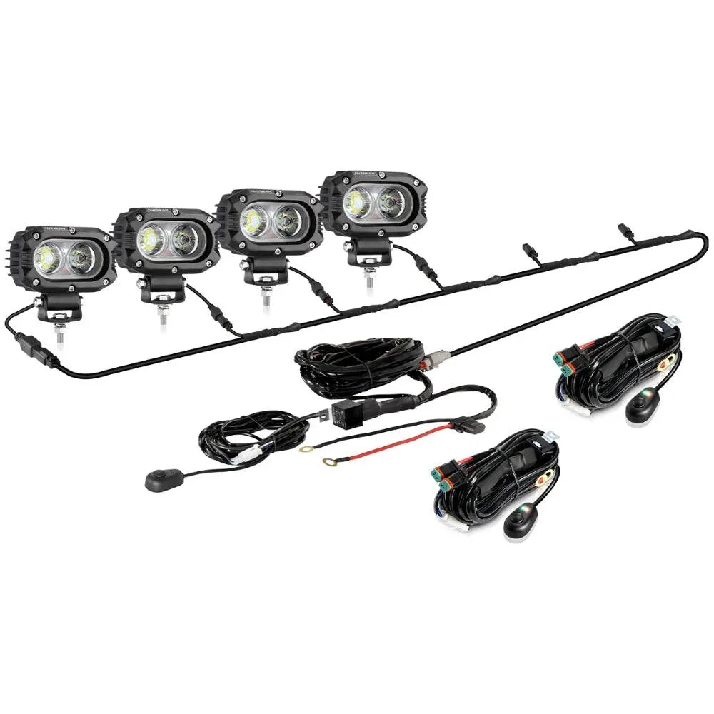 R4 série | 4 Inch 60W faisceau large LED Pods Light blanc Driving Light – vue 12