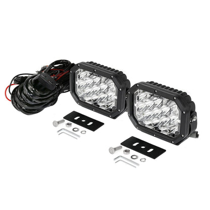 7×5″ rectangulaire projecteurs LED compacts blanc Spot feux longue portée avec DRL pour ATV UTV side-by-side 4×4 – vue 13
