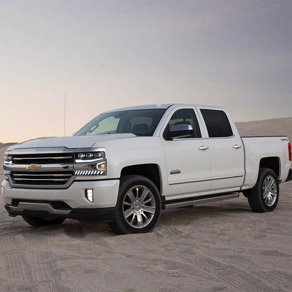 LED bloc optique avant projecteur double faisceau noir pour 2016–2018 Chevrolet Silverado 1500 4th Gen Facelift – vue 10