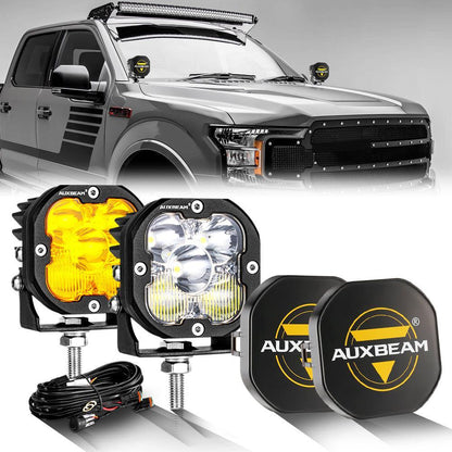 3″ 80 W 9 600 lm projecteurs LED compacts blanc&orange pour Ford – vue 22 – NOVADOMIO