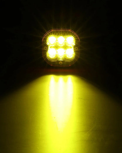 XP-ULTRA série 3″ 84 W LED Combo projecteur LED compact tout-terrain avec blanc DRL&orange clignotant – vue 6 – NOVADOMIO