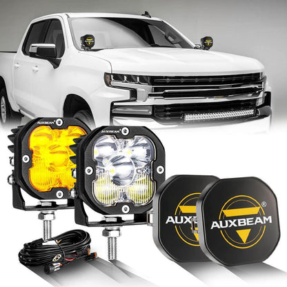 XP-ULTRA série 3″ 80 W 9 600 lm projecteurs LED compacts blanc&orange – vue 33 – NOVADOMIO