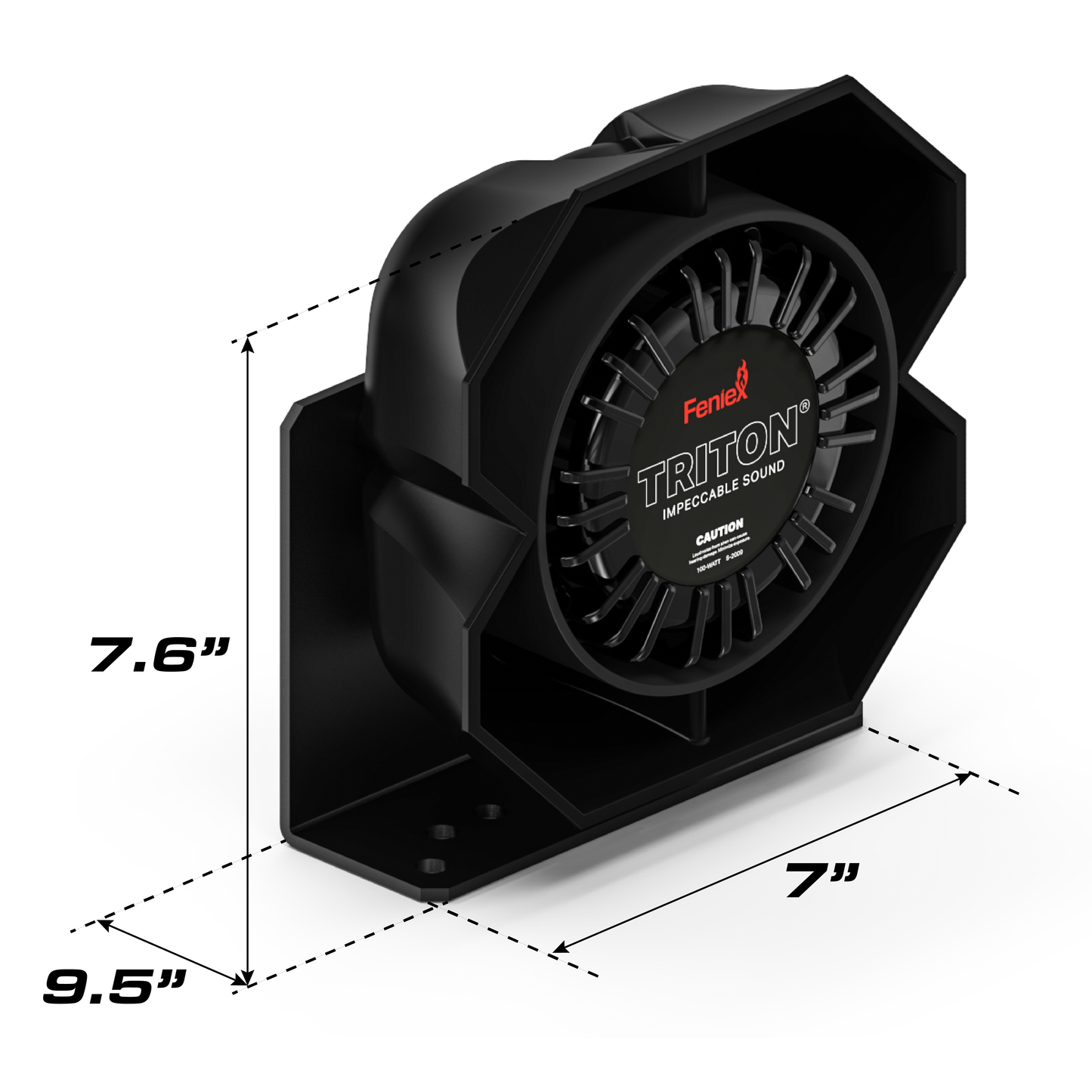 Feniex Triton 100W – Haut-parleur de sirène – vue 2