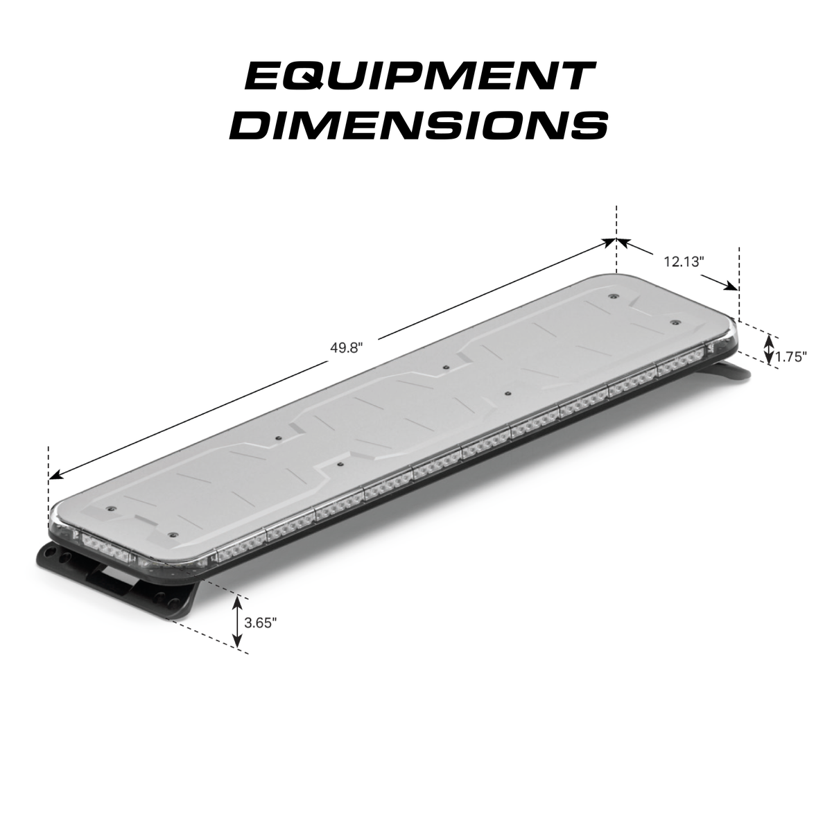 Feniex Fusion® 49" – Rampe LED de signalisation – vue 2