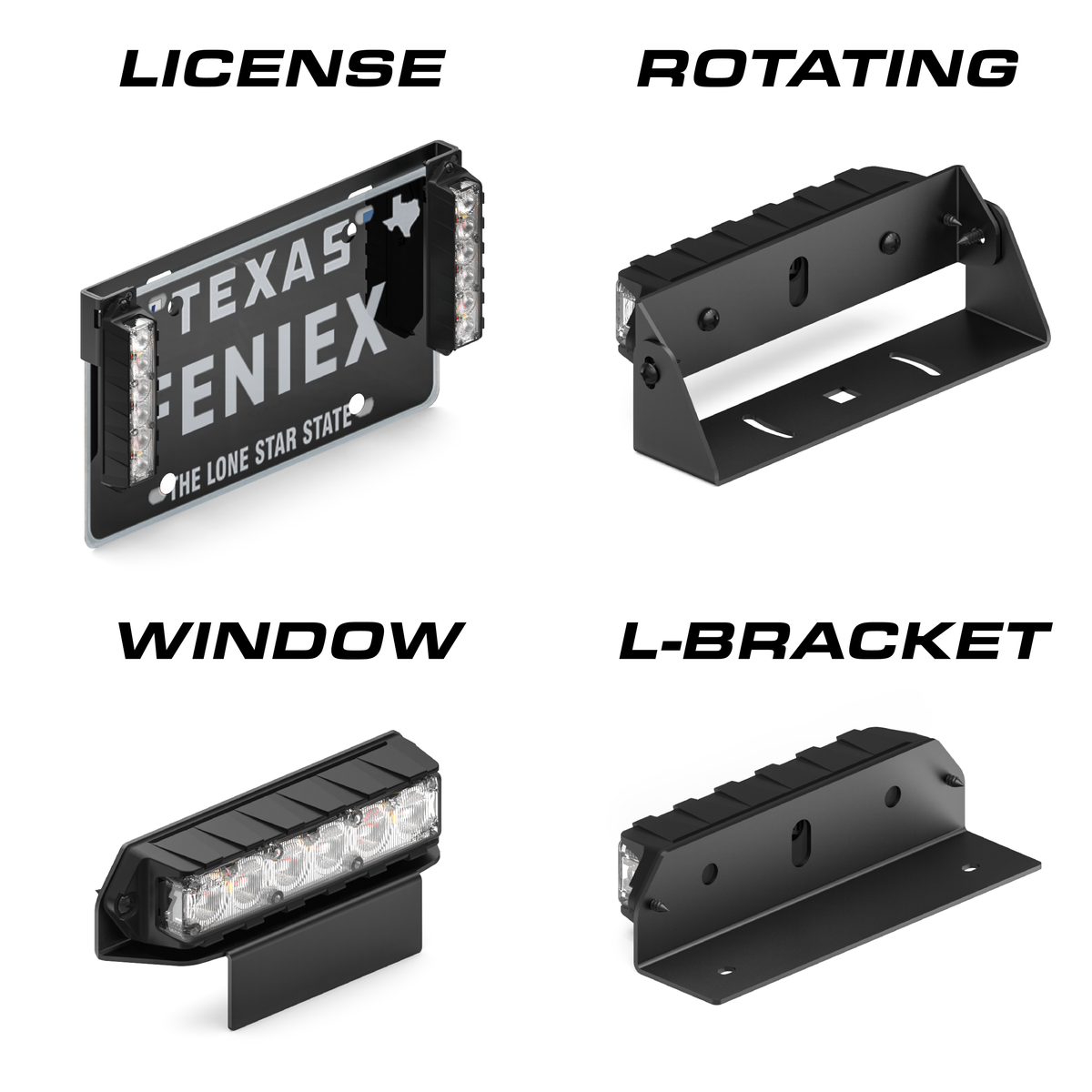 Feniex Surface Mount Brackets – Accessoire de montage – vue 2