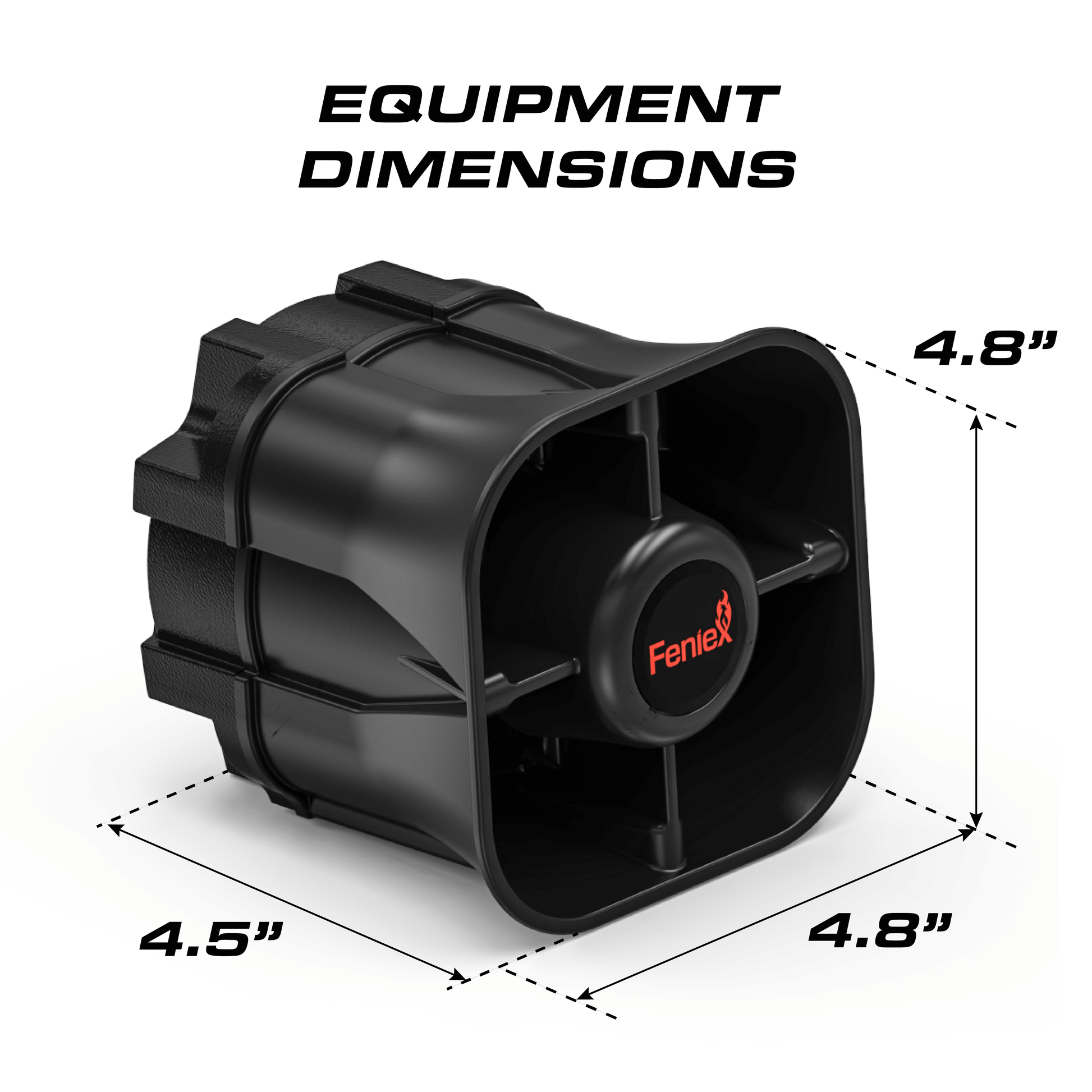 Feniex Titan 30W +Siren – Haut-parleur avec sirène – vue 2