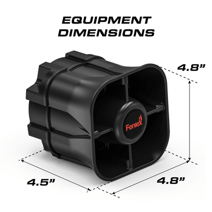 Feniex Titan 30W +Siren – Haut-parleur avec sirène – vue 2 – NOVADOMIO