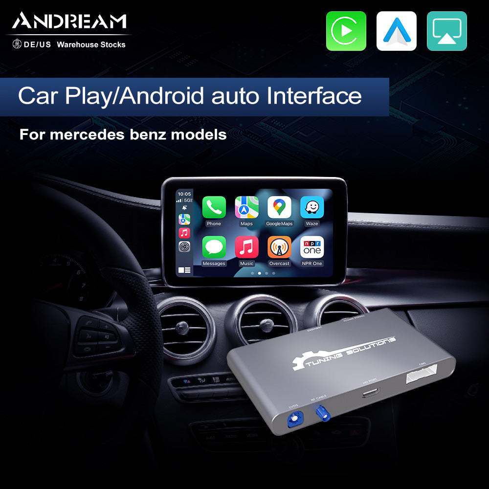 Boîtier CarPlay Android Auto Andream pour Mercedes S-Class NTG4.5