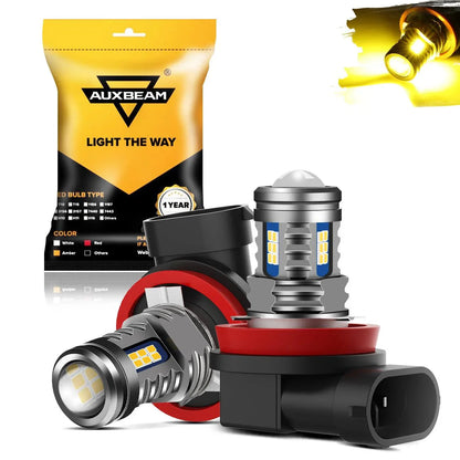 Lot de 2 Y2 série 3-Sides blanc froid/jaune LED antibrouillard/DRL – vue 15 – NOVADOMIO