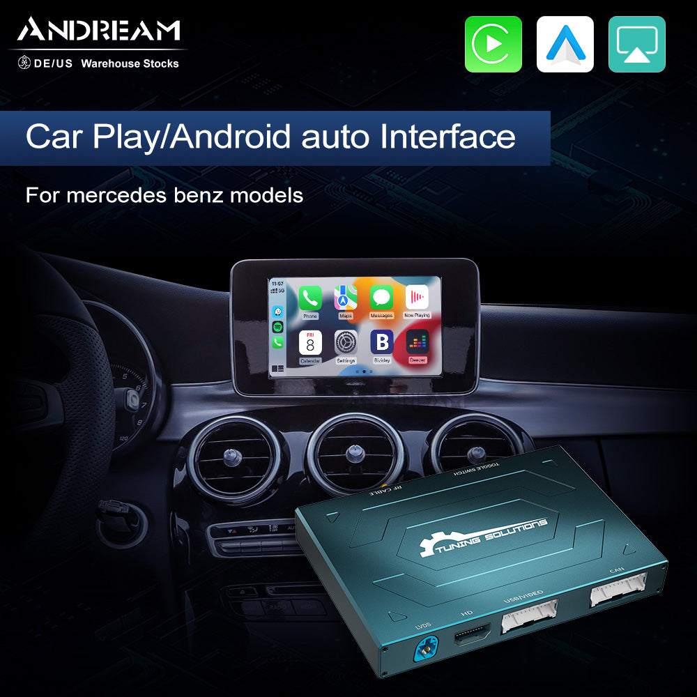 Boîtier CarPlay Android Auto Andream pour Mercedes MMI NTG4.5