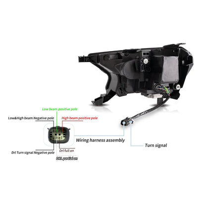 LED bloc optique avant Reflection Bowl pour 2019–2022 Ford Ranger [US Types] – vue 8 – NOVADOMIO