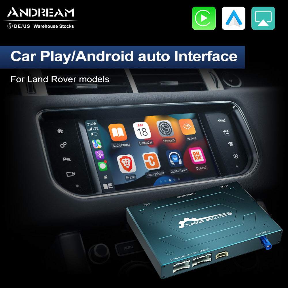 Boîtier CarPlay Android Auto Andream pour Range Rover Jaguar