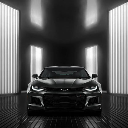 LED bloc optique avant projecteur double faisceau noir pour 2016–2022 Chevrolet Camaro 6th Gen – vue 10 – NOVADOMIO