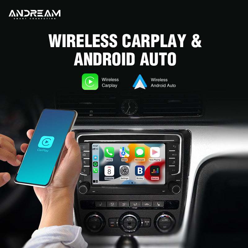 Écran multimédia auto Andream pour Volkswagen Skoda SEAT