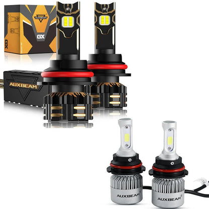 9007/HB5 Ampoules de phare LED 120W 25000LM GX série Brightest 6500K blanc froid – 2 ampoules – vue 12 – NOVADOMIO