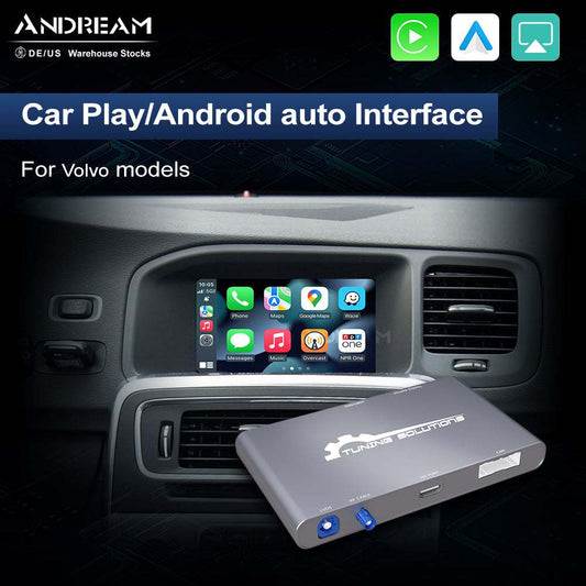 Boîtier CarPlay Android Auto Andream pour Volvo XC60 XC70 XC90 S60 S80 S90