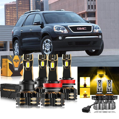 pour 2007-2012 GMC Acadia D1S Ampoules de phare LED Bundle – vue 18 – NOVADOMIO