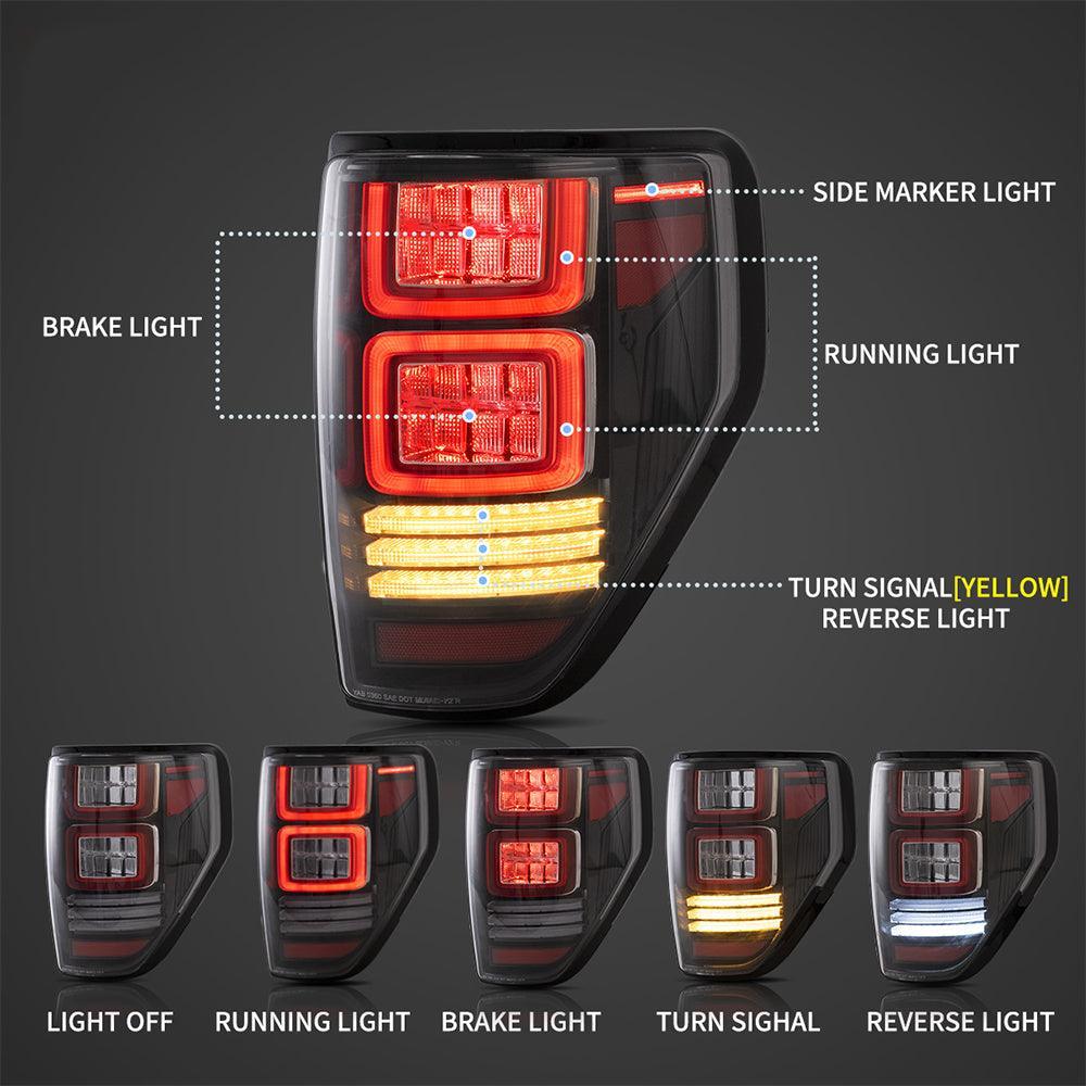 LED bloc de feux arrière avec Sequential clignotant pour 2009-2014 Ford F150 12th Gen (P415) – vue 10