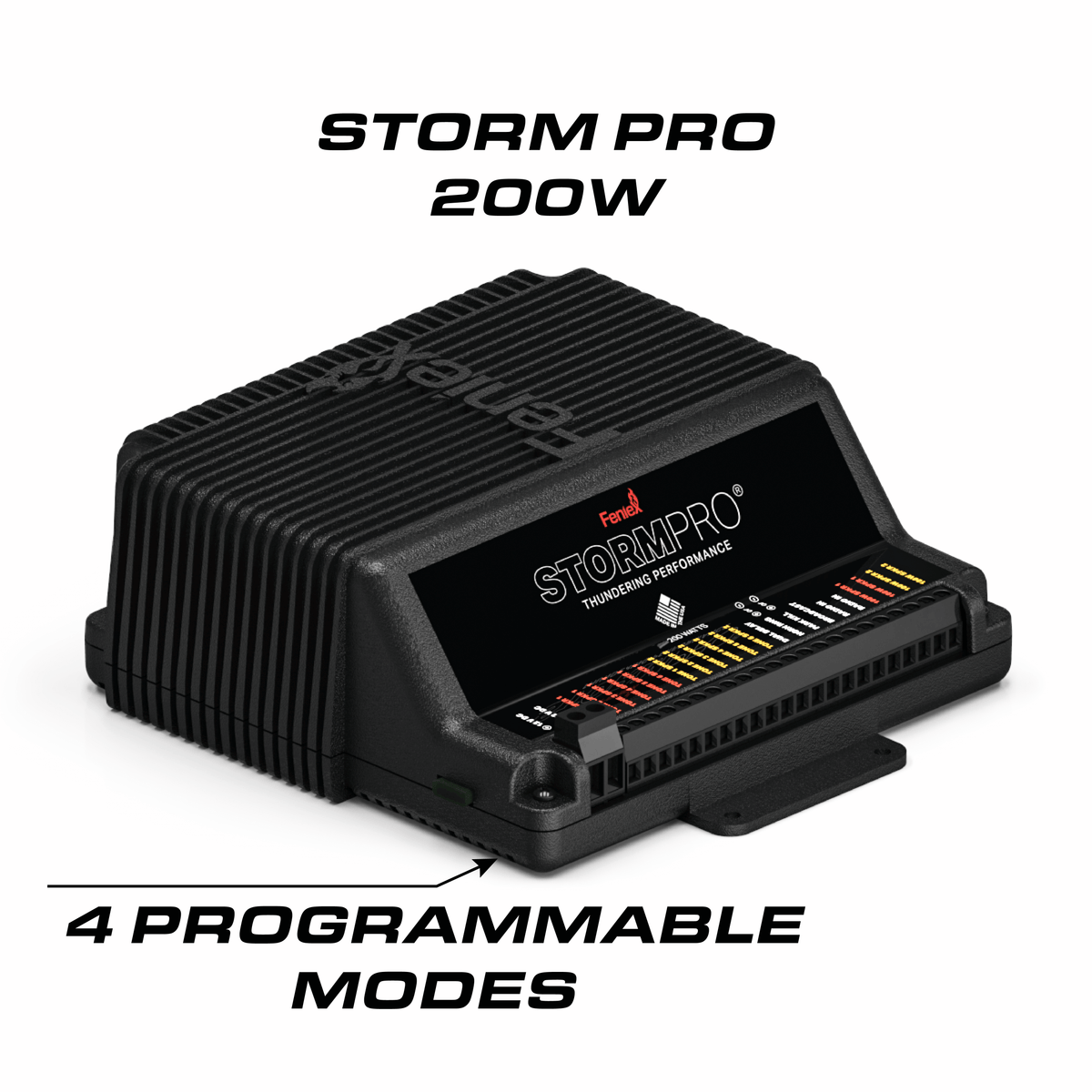 Feniex Storm Pro 200w Siren – Sirène et contrôle embarqué – vue 2