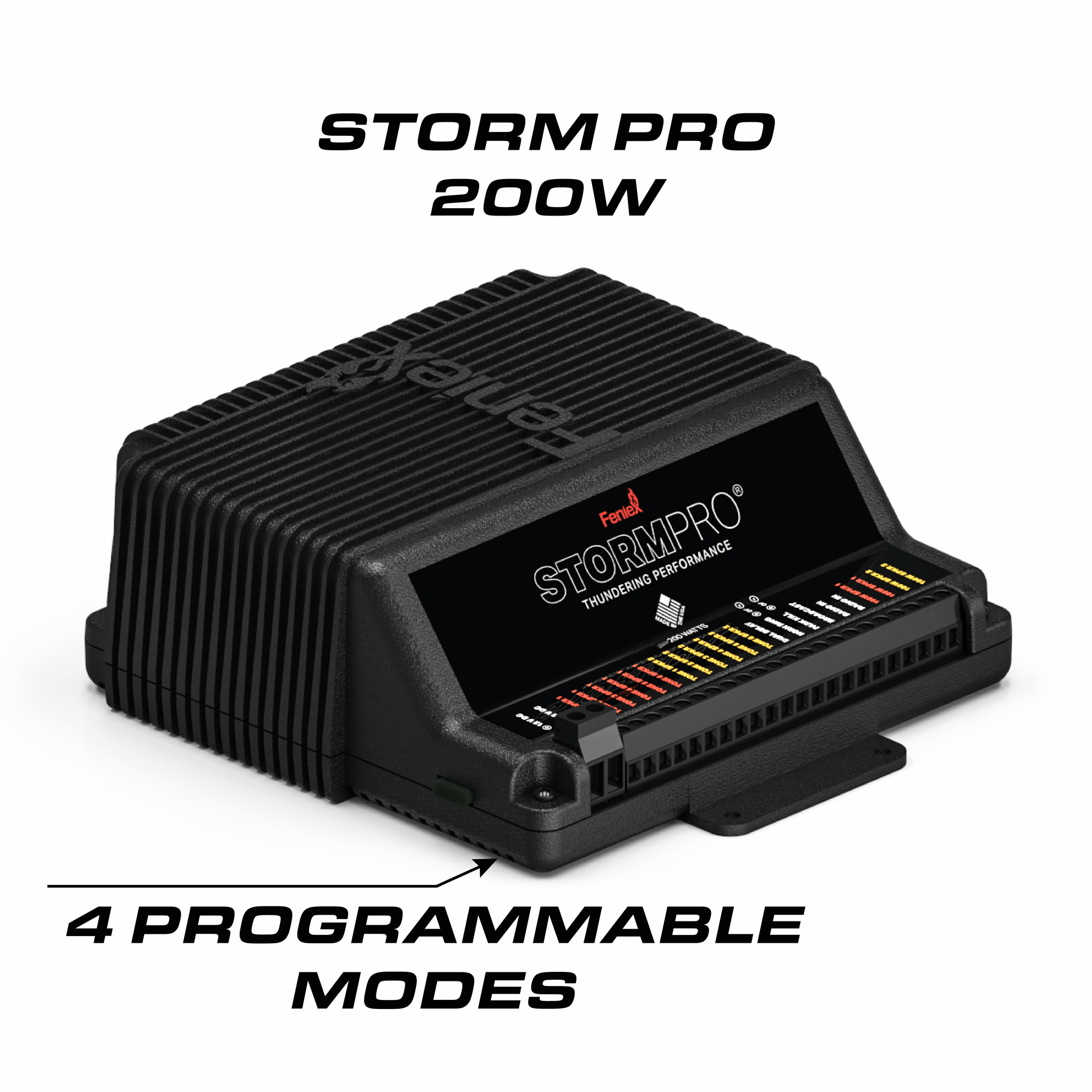 Feniex Storm Pro 200w Siren – Sirène et contrôle embarqué – vue 2