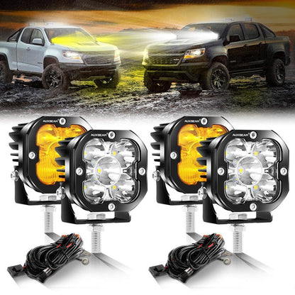XP-ULTRA série 3″ 80 W 9 600 lm projecteurs LED compacts blanc&orange – vue 18 – NOVADOMIO