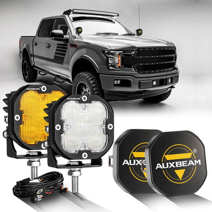 3″ 80 W 9 600 lm projecteurs LED compacts blanc&orange pour Ford – vue 27 – NOVADOMIO