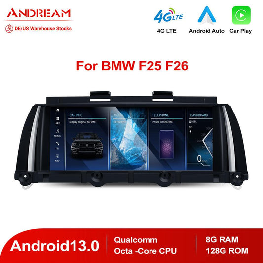 Boîtier CarPlay Android Auto Andream pour BMW X3 F25 X4 F26 CIC NBT