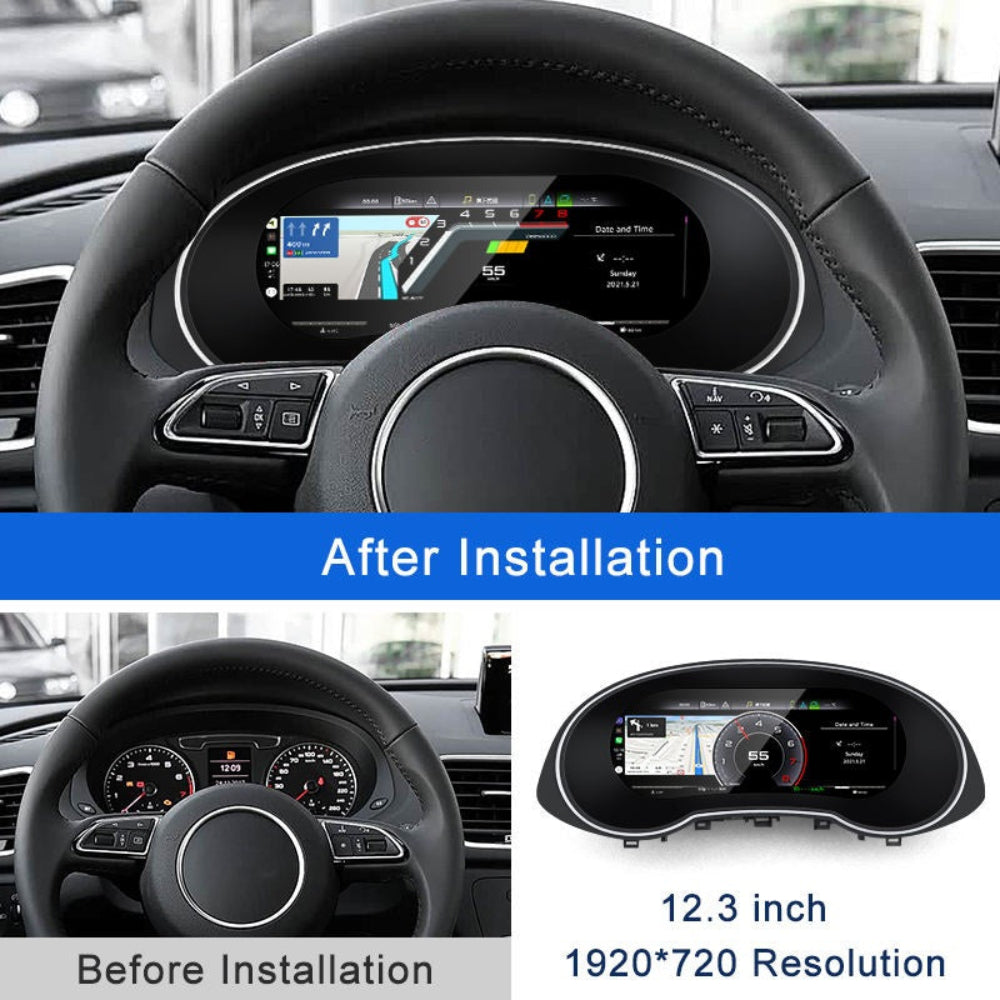 Virtual Cockpit Audi Q3 2012-2018 LCD 12,3″ – NOVADOMIO