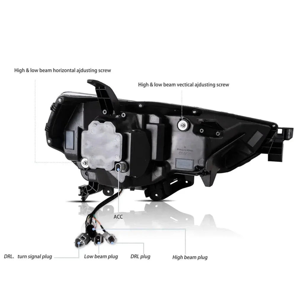 LED bloc optique avant 4Pcs Projector Upgrade pour 2014-2024 Toyota 4Runner – vue 5