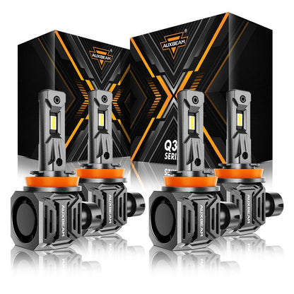 Q30 série Brightest sans fil 110 W 24 000 lm Ampoules de phare LED 6 500 K blanc froid – vue 13 – NOVADOMIO