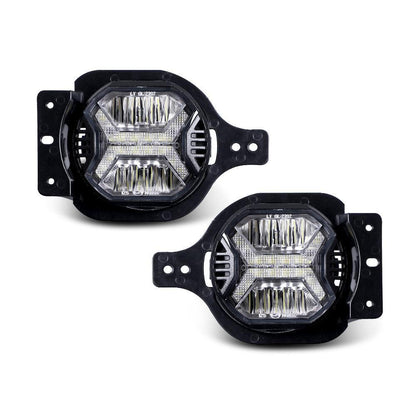 4″ LED antibrouillards avec blanc DRL pour Jeep Wrangler JL 2018–2021 – NOVADOMIO