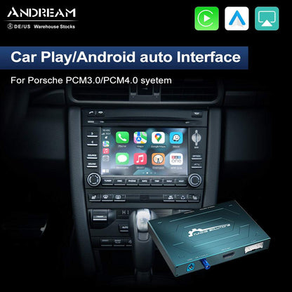 Boîtier Andream CarPlay et Android Auto – Porsche MMI PCM3.0 PCM4.0 – NOVADOMIO