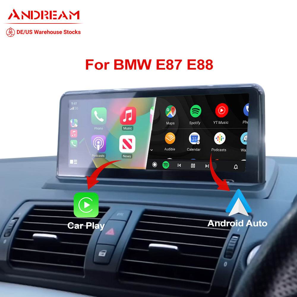 Écran multimédia auto Andream pour BMW E87 E88 E81 E82