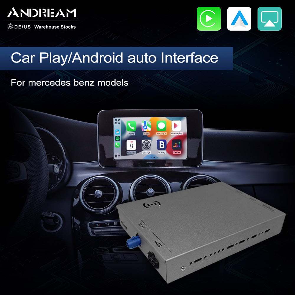 Boîtier CarPlay Android Auto Andream pour Mercedes MMI NTG5.5