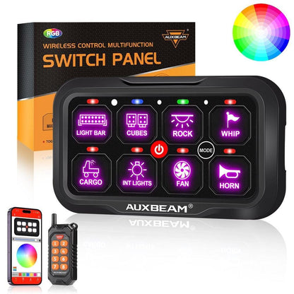 AC-800 RGB panneau de commande avec APP&télécommande, modes bascule / momentané / impulsion – NOVADOMIO