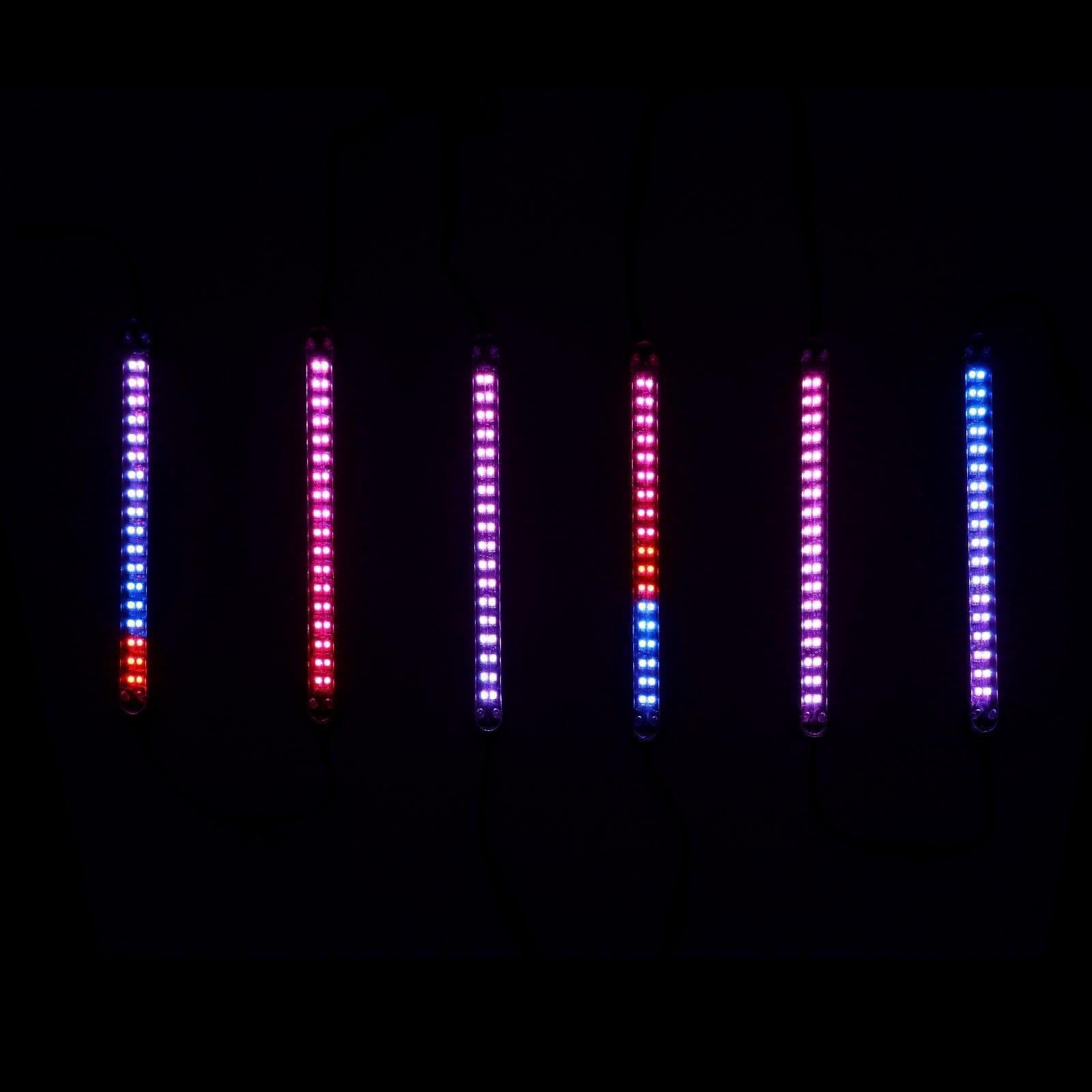 Magic Dream Color RGB Underglow Lights LED Strip Lights Kit avec Bluetooth APP & Télécommande sans fil avec Brake Light Func…