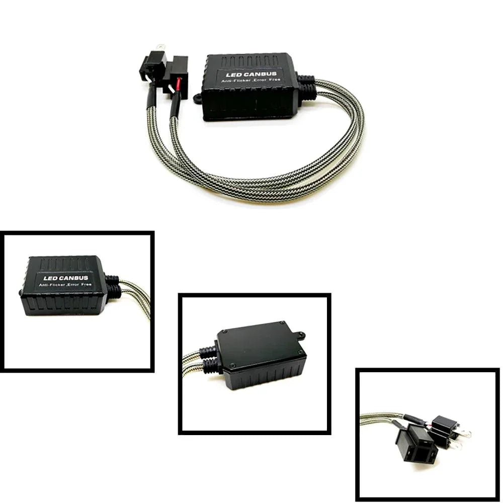 H4/9003 C20-Model Decoder-Pro Enhanced Ampoules de phare LED Canbus Decoder Harness Resistor Conversion Kit 2pcs/set – vue 10