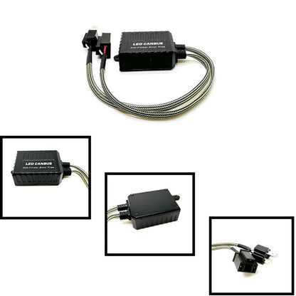 H4/9003 C20-Model Decoder-Pro Enhanced Ampoules de phare LED CAN-bus Decoder Harness Resistor Conversion Kit lot de 2 – vue
