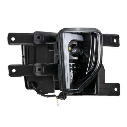 Lot de 2 45 W homologation DOT LED antibrouillards avec DRL pour 2016–2018 Chevrolet Silverado 1500 (noir) – vue 12