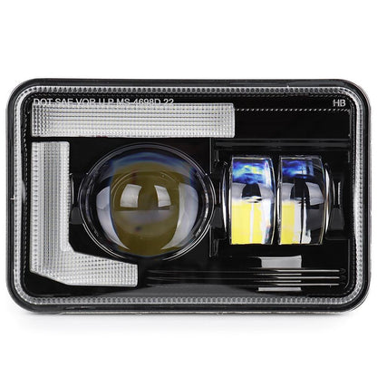 4×6″ DOT optique scellée phares LED avec DRL pour Peterbilt Kenworth Freightinger Ford Chevrolet – vue 8 – NOVADOMIO