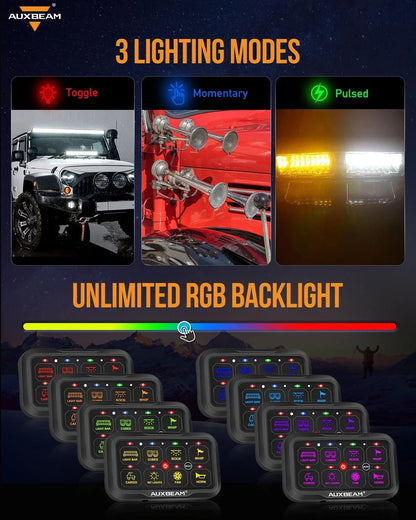 AR-800 Multifunction RGB panneau de commande avec commande Bluetooth & 47″ câble d’extension (Optional) pour Chevrolet