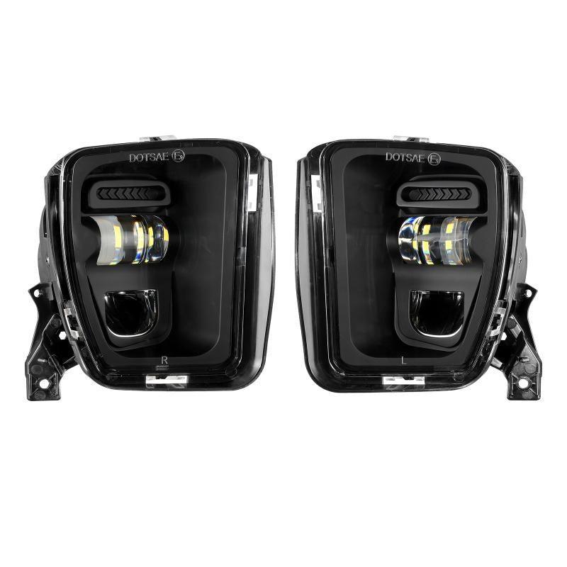 (2pcs/set) 36W LED Fog Lights pour Dodge Ram 1500 2013 2014 2015 2016 2017 2018 (noir) – vue 9
