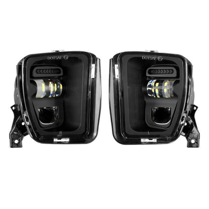 Lot de 2 36 W LED antibrouillards pour Dodge Ram 1500 2013 2014 2015 2016 2017 2018 (noir) – vue 9 – NOVADOMIO