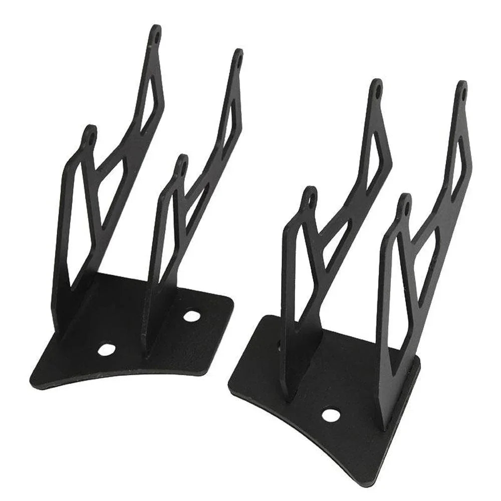 Dual A-Pillar Pods Light Windshield Mount Brackets pour Jeep Wrangler 2007-2015