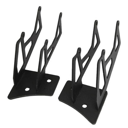 Dual montant A projecteur LED compact pare-brise supports de montage pour Jeep Wrangler 2007–2015 – NOVADOMIO