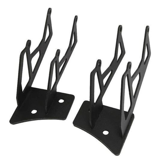 Dual A-Pillar Pods Light Windshield Mount Brackets pour Jeep Wrangler 2007-2015