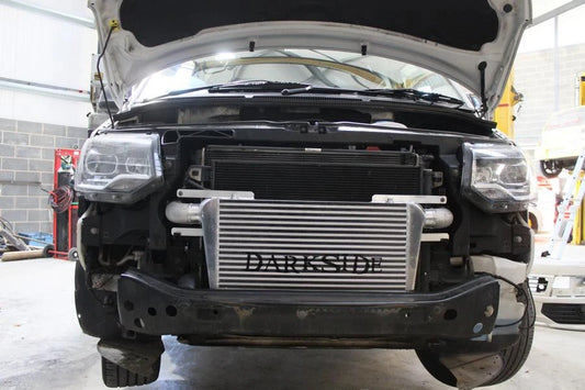Darkside uprated intercooler frontal FMIC pour VW transporter t5 1 9 2 5 t5 1 t6 2.0 TDI et 2.0 TDI Bi-Turbo modèles – Darkside Developments