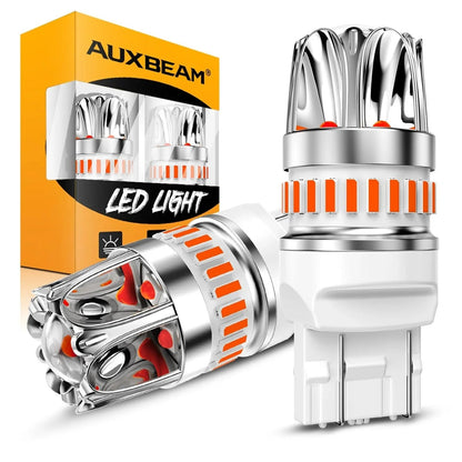 T20 7443 7440 Ampoules LED pour feux stop et arrière 14W 6000LM sans erreur CAN-bus rouge Y2 série – 2 ampoules – vue 10
